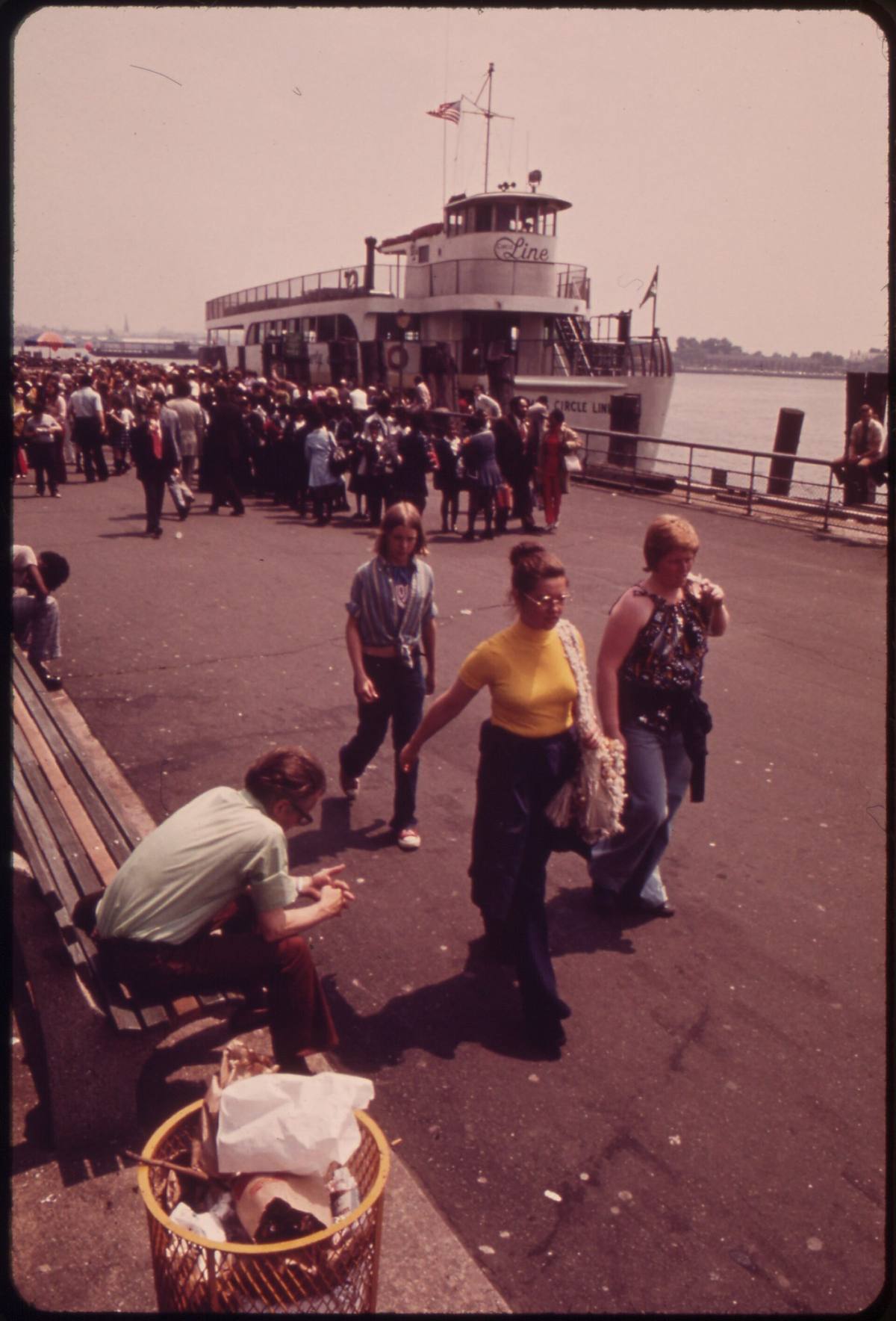 Battery Park sør på Manhattan