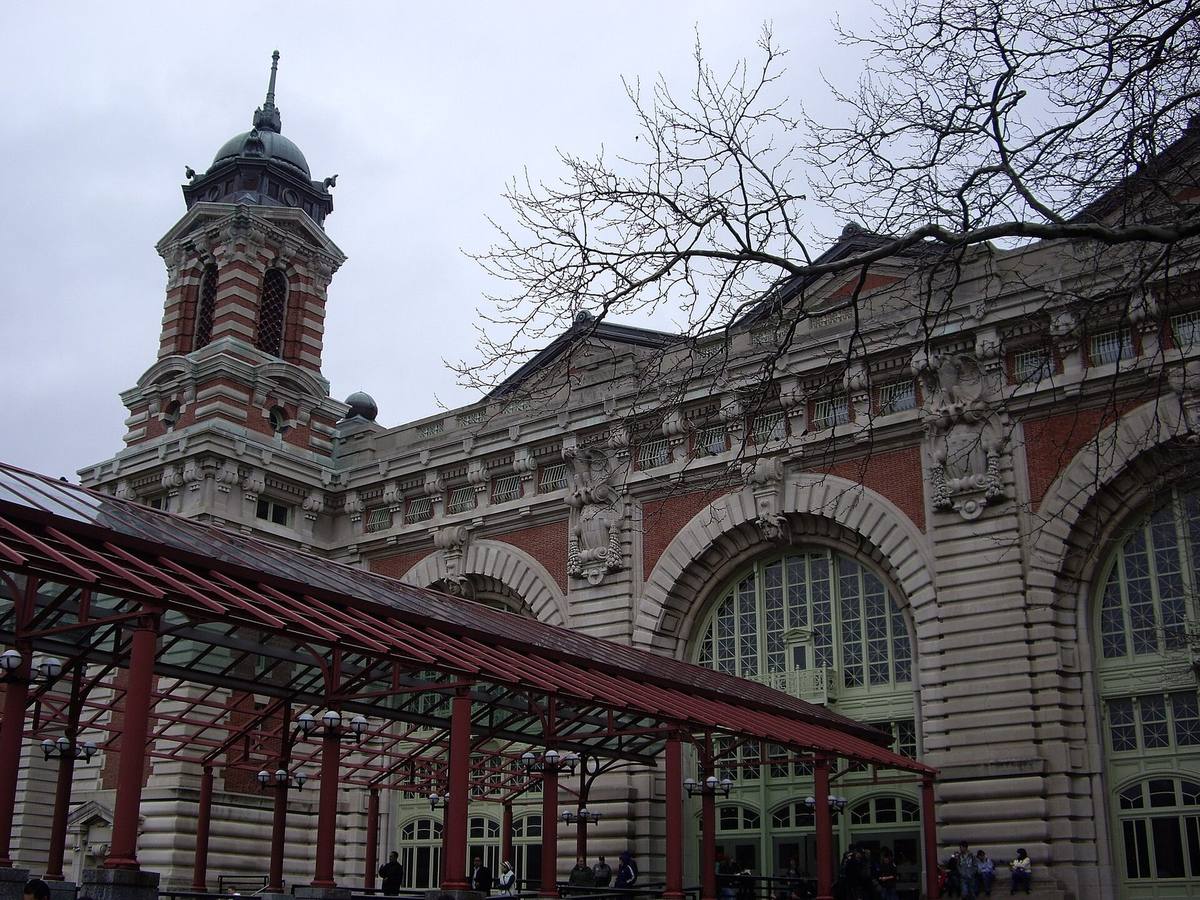 Hovedbygningen på Ellis Island