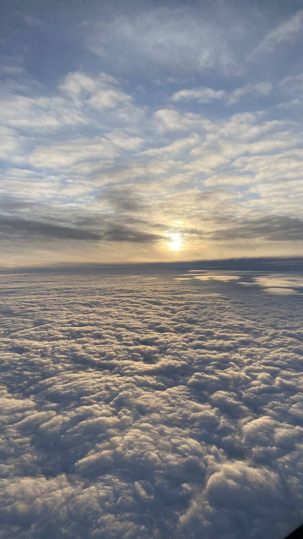 Om bord på flyet