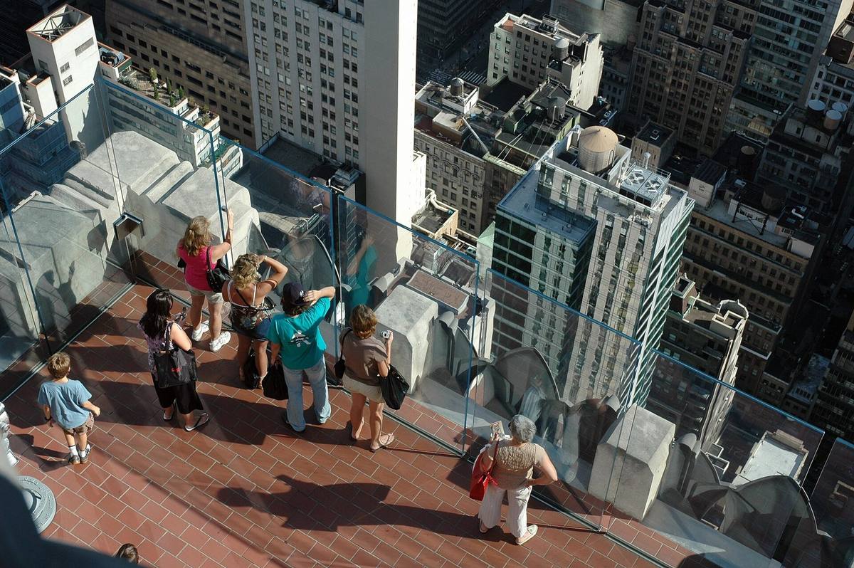 Utsiktsplattform i New York
